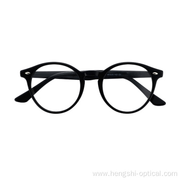 Wholesale Fashion Luxury Round Acetate Sheet Eyeglasses Optical Frames